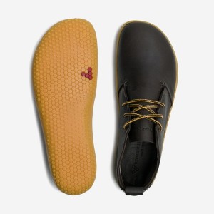 Obsidian Men's Vivobarefoot Preorder 'gobi Iv' Lifestyle Shoes | DLZKR-2091