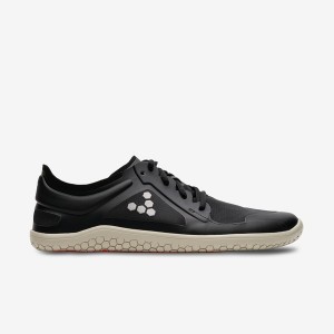 Obsidian Men's Vivobarefoot Primus Lite Iv All Weather Training Shoes | MKUWY-0124