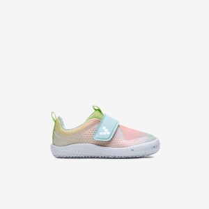 Pink / Blue Vivobarefoot Primus Sport Iii Kids | YBKPM-8345