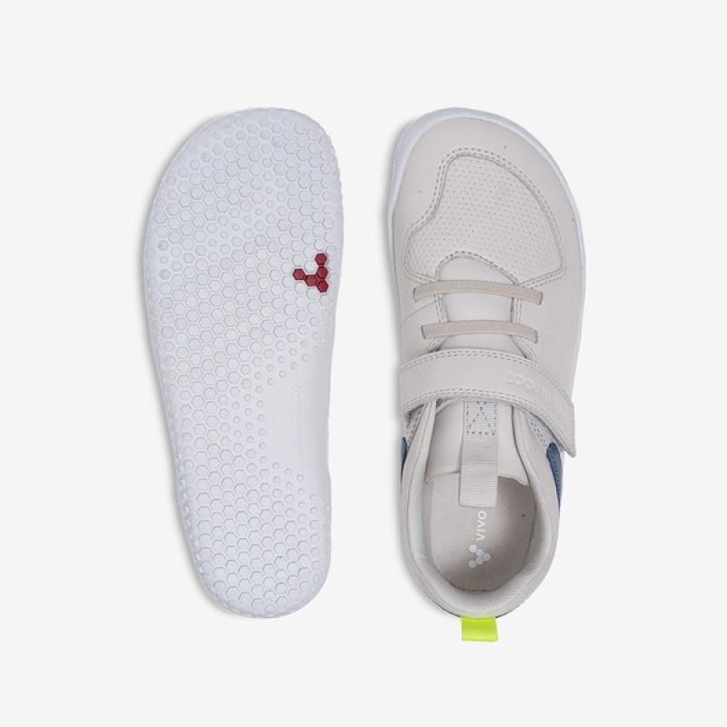 Beige Vivobarefoot Primus Ludo Kids | RKSQU-7625