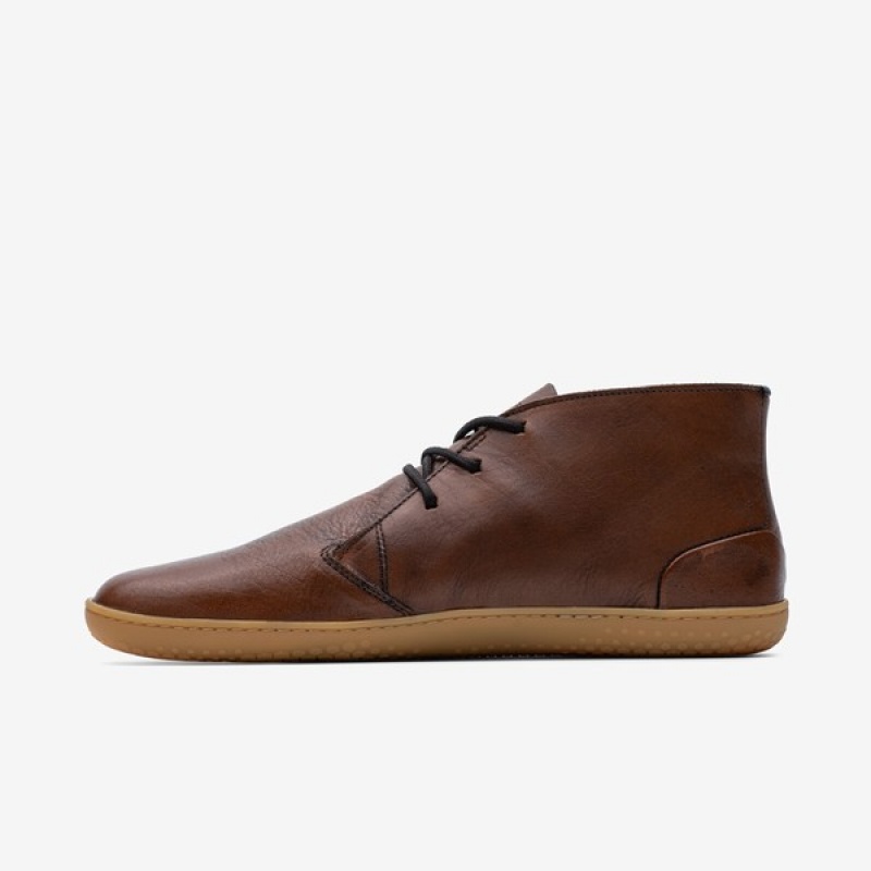 Brown Men's Vivobarefoot Preorder 'gobi Lux' Lifestyle Shoes | QEUGD-1740