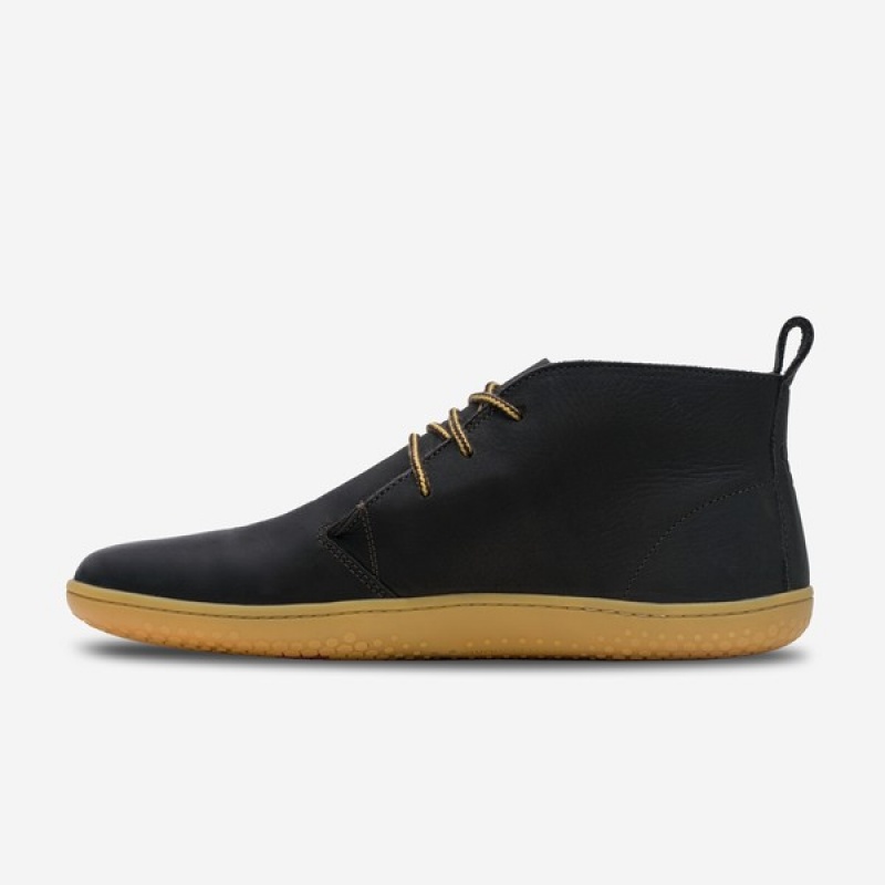 Obsidian Men's Vivobarefoot Preorder 'gobi Iv' Lifestyle Shoes | DLZKR-2091