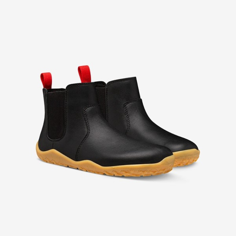 Obsidian Vivobarefoot Fulham Ii Kids | JPLVA-4789