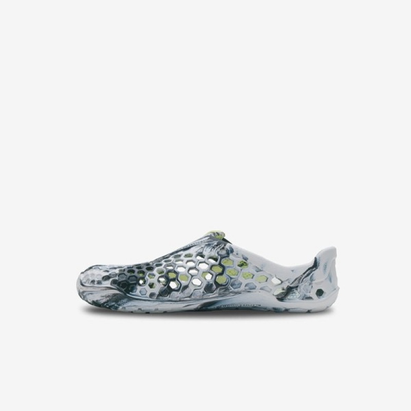 Obsidian / White Vivobarefoot Ultra Bloom Kids | OIHCG-6538