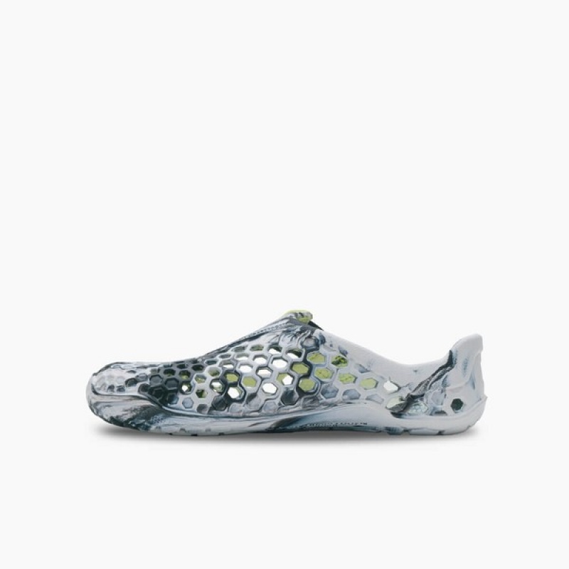 Obsidian / White Vivobarefoot Ultra Bloom Kids | XHPMZ-4680