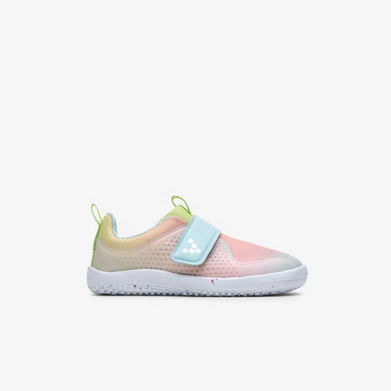 Pink / Blue Vivobarefoot Primus Sport Iii Kids | GXOCK-3615