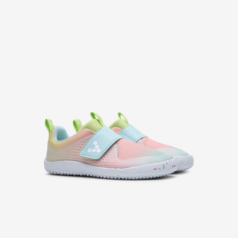 Pink / Blue Vivobarefoot Primus Sport Iii Kids | FZUPV-8156